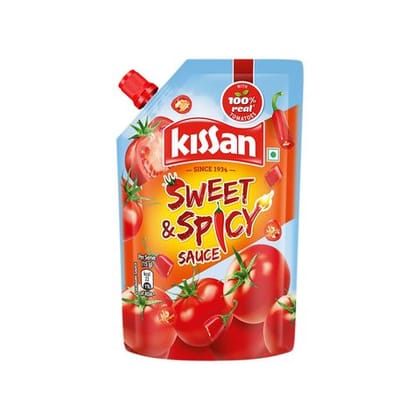 Kissan Twist Sweet & Spicy Sauce, 450 gm Pouch