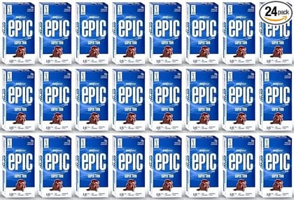 Manforce Epic Desire Super Thin Silk Chocolate Flavoured Premium Condoms with Disposable Pouch- 10 Counts x Pack of 24