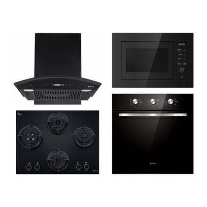 Elica Chimney + Hob + Oven + Microwave Combo ELCHOM-24