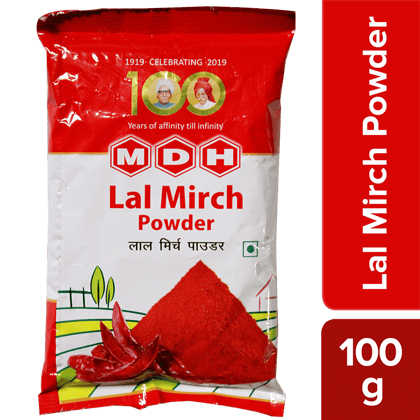 Mdh Powder - Lal Mirch, 100 G Pouch