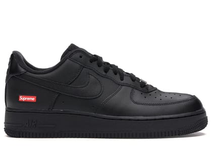 Nike Air Force 1 Low Supreme Black-UK 3.5