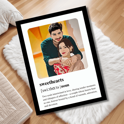 Personalized Photo Canvas-Sweethearts