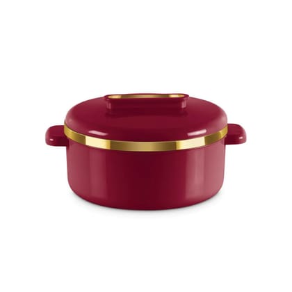 Milton Curve Insulated Inner Stainless Steel Casserole | 1 Pc Maroon