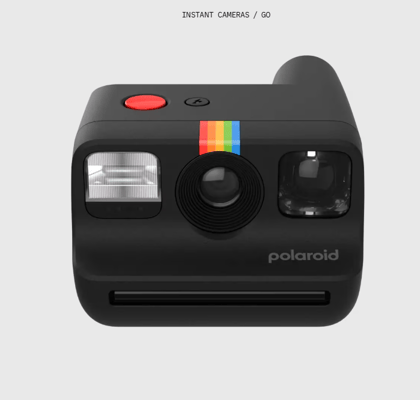 Polaroid Go Generation 2 Instant Camera-Black