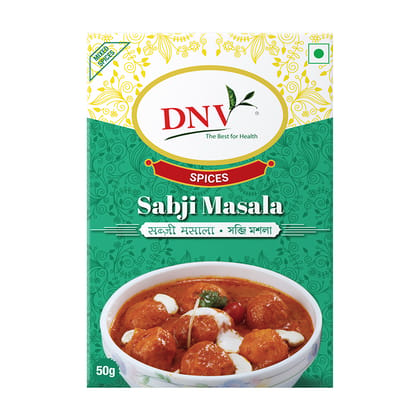 DNV Foods Sabji Masala Box, 50 gm