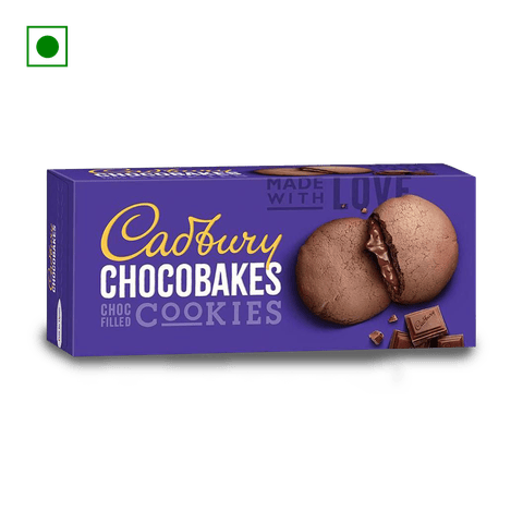 Cadbury Chocobakes Choc Filled Cookies, 75 gm Box