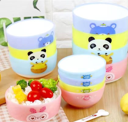 Kids Animal Cartoon Bowl Set - Pack of 4