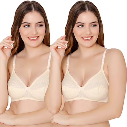 Bodycare cotton wirefree convertible straps comfortable non padded bra-1510SS