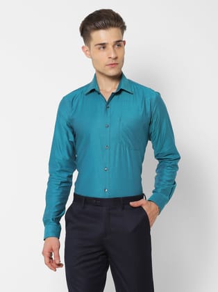 Regular Fit Long Sleeve Formal Shirt-M/38