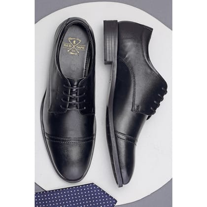 RedTape Men's Black Derby Shoes