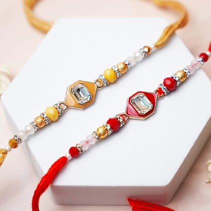 Kundan Special Rakhis (Set of 2)