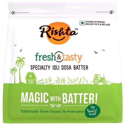 Rishta Specialty Idli Dosa Batter, 1 Kg Pouch