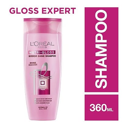 Loreal Paris Shampoo - Nutri Gloss, 360 Ml