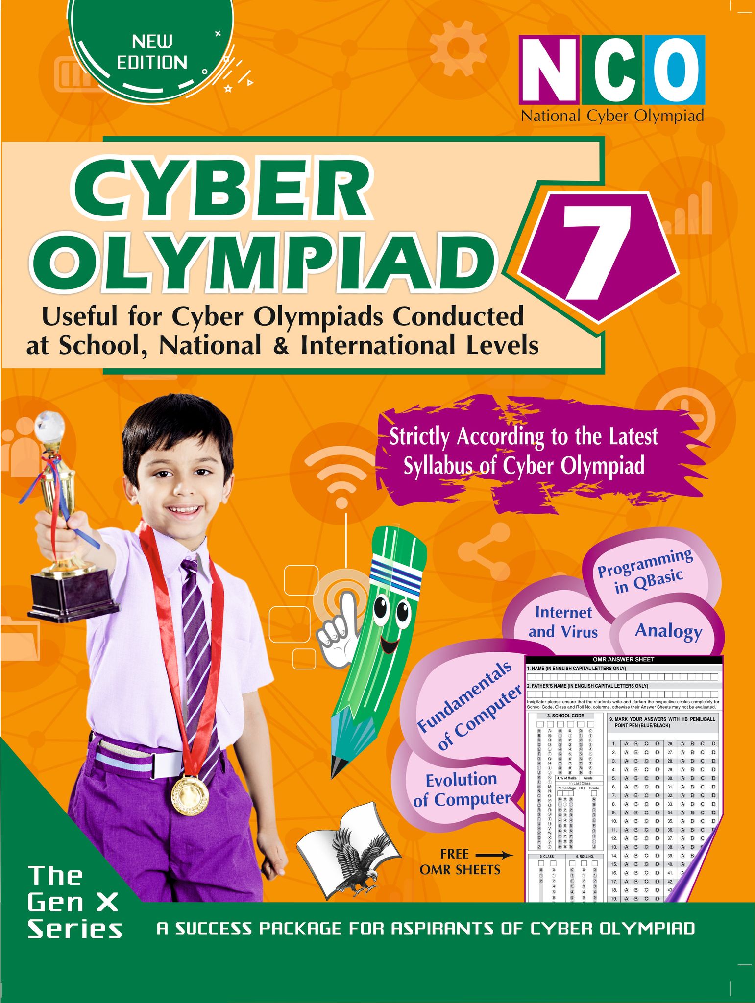 National Cyber Olympiad - Class 7(With OMR Sheets)