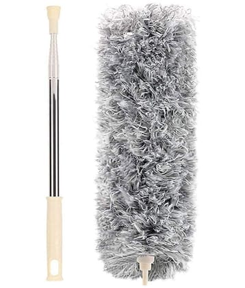 EIGHTEEN ENTERPRISE - Dust Mop ( Adjustable Handle ) - Light Grey