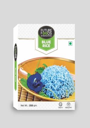 Future Foods Blue Rice - Combo of Thai Jasmine Rice & Blue Butterfly Pea Flower - 250 gram