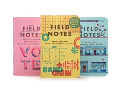 Field Notes: 3 Pack United States of Letterpress