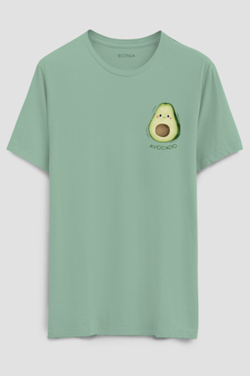 Avocado- Half sleeve t-shirt-XS
