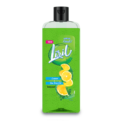 Liril Lemon & Tea Tree Oil Shower Gel, 250 ml Bottle