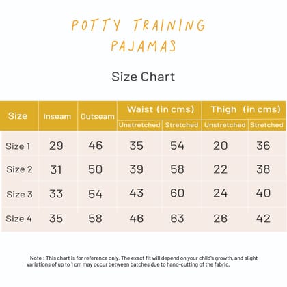 Potty Training Pajamas 4-5 Years Shiny Shers Print Pack 1-Size 4 (4-5 years)