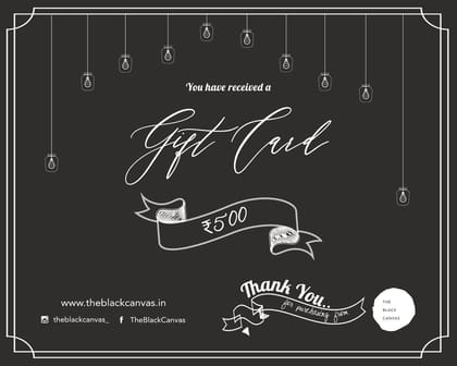 Gift Card-Rs. 500.00