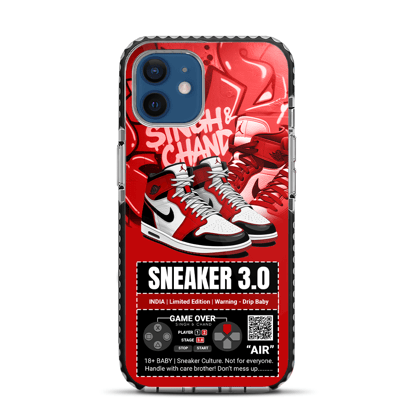 Sneaker 3.0 Limited Edition Red Buzzling iPhone 12 Mini Stride Phone Case