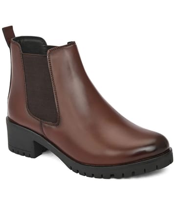 Fentacia - Brown Womens Ankle Length Boots - None