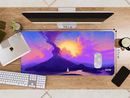 "AESTHETIC SKY AND RIVER" Gaming Mousepad- Elevate Your Gaming Experience-Extra Large (42CM x 90CM)