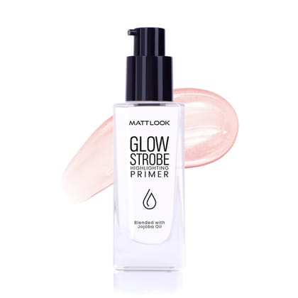 MATTLOOK Glow Strobe Highlightig Primer Infused with Jojoba oil.-Rosy Glow