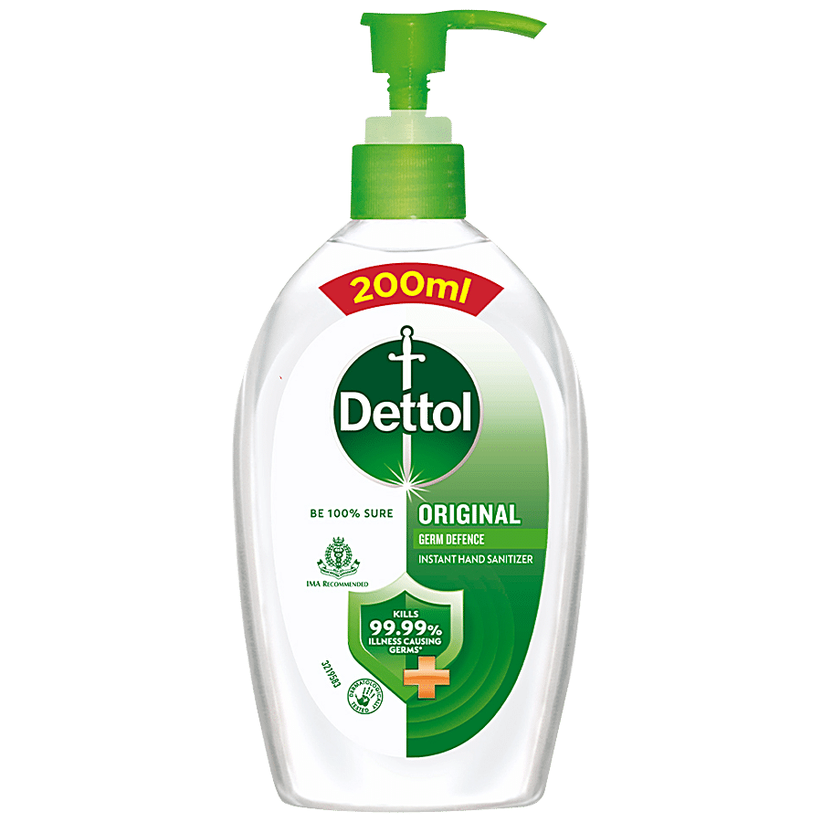 Dettol Germ Protection Hand Sanitizer, 200 ml