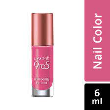 Lakme 9To5 Pink Pace Nail Color 6ML