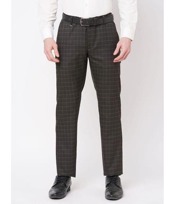 Solemio Brown Slim Formal Trouser ( Pack of 1 ) - None