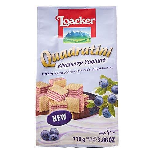 Loacker Quadratini Blueberry Yoghurt, 125 gm