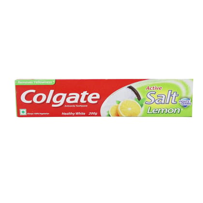 Colgate Toothpaste Active Salt Healty White, 200 G