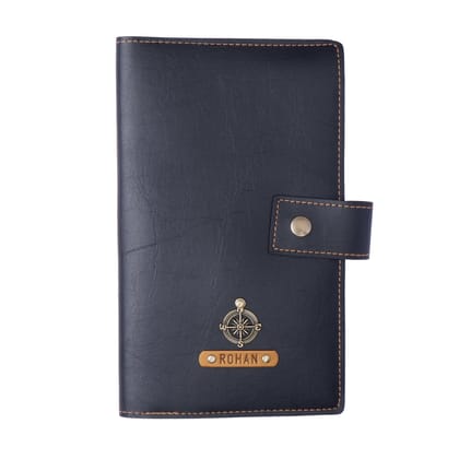 Black Travel Passport Holder