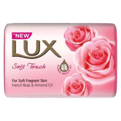 Lux Bathing Soap Soft Touch French Rose And Almond Oil 100g