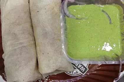 Achari Paneer Tikka Roll