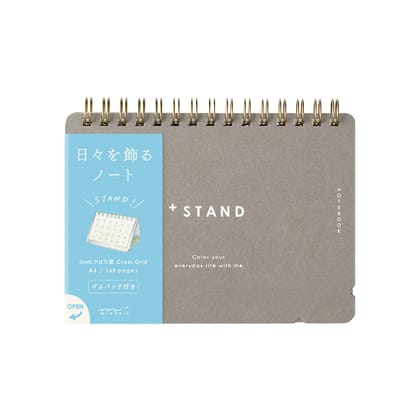 Notebook A6 +Stand Cross Dot Gridded