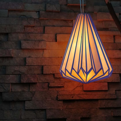 Archigami Cone Lamp (Blue)