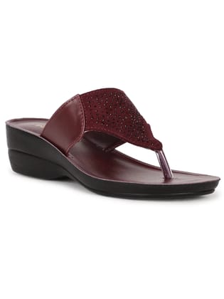 Bata Red Chappal For Women RED size 3