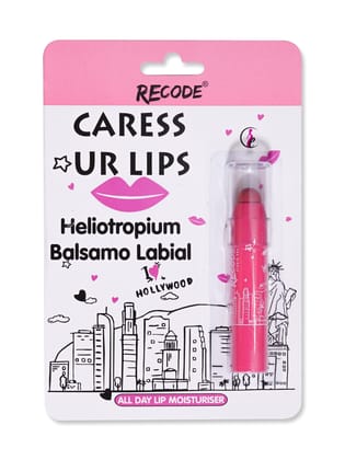 Recode Lip Balm Moisturizer - Caress UR Lips - Heliotropium 1.50 gms-Recode Lip Balm Moisturizer - Caress UR Lips - Heliotropium 1.50 gms