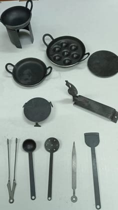 Iron Miniature Kitchen Set Toy