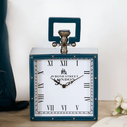 Table Clock Blue-Blue