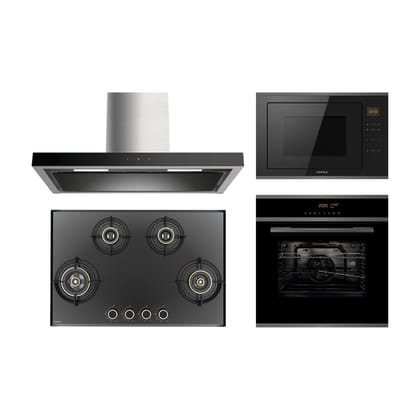 Hafele Chimney + Hob + Oven + Microwave Combo HACHOM-103