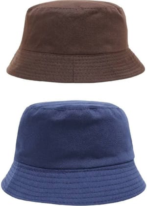 Cap Hat (Brown, Blue, Pack of 2)