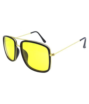 Peter Jones - Yellow Square Sunglasses ( AS958Y ) - Large