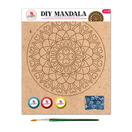 ICRAFT DIY 4"MANDALA KIT SMA04 (CHOOSE OPTION)-SMA 04