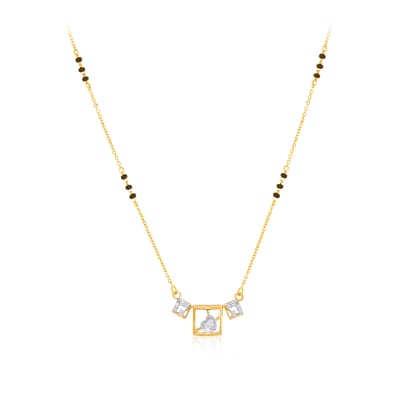 Senco Gold Chic Adore Diamond Mangalsutra