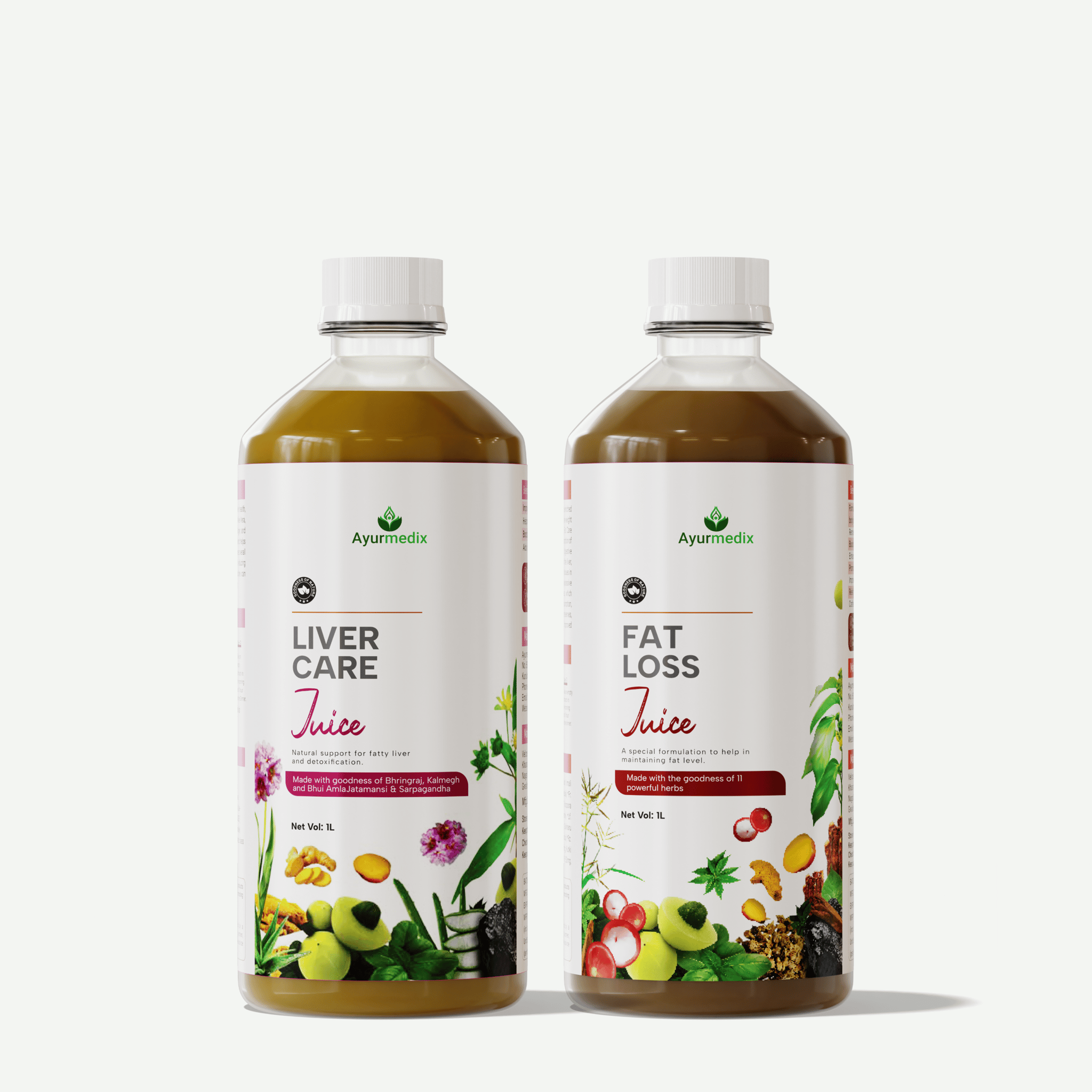 Liver Care Juice & Fat Loss Juice Combo-Pack of 1