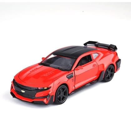 Chevrolet Camaro Resembling Metal Die Cast Car - 1:32 Scale - Red